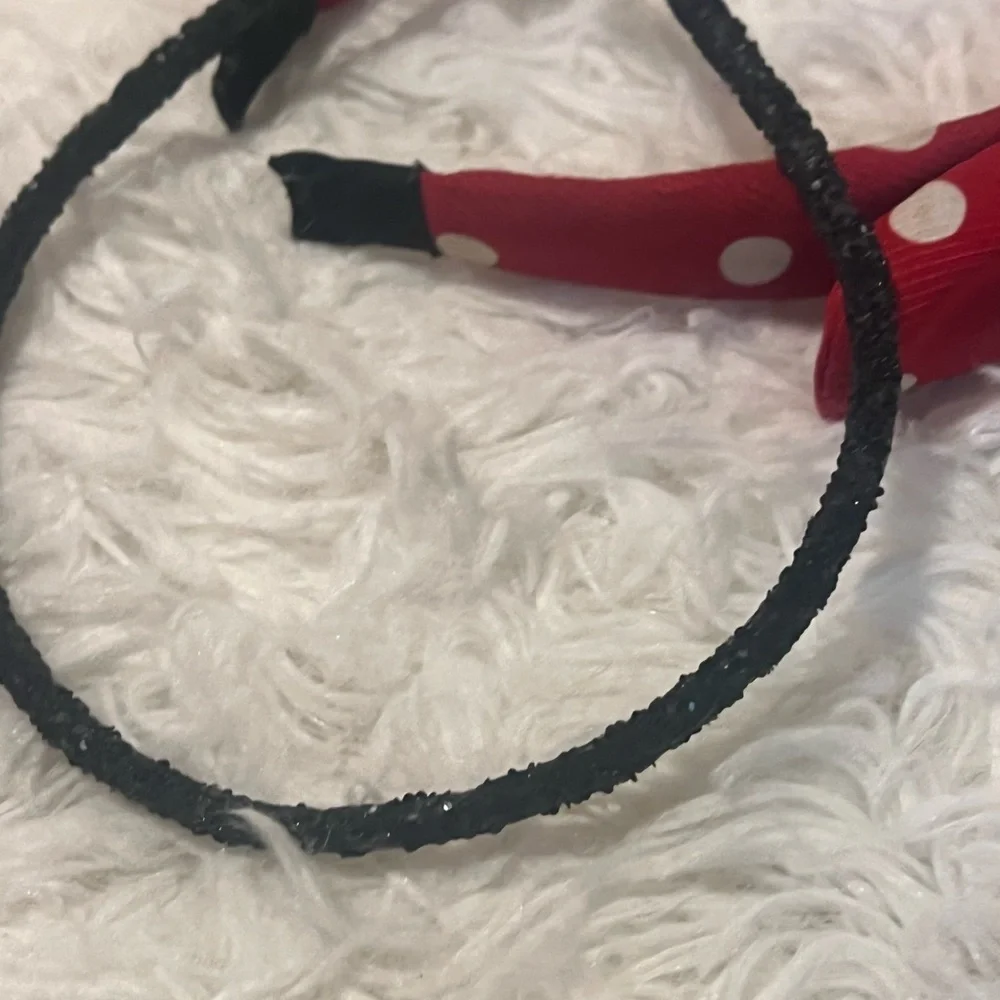 Kids Red Polka Dot & Leopard Print Knot Headbands